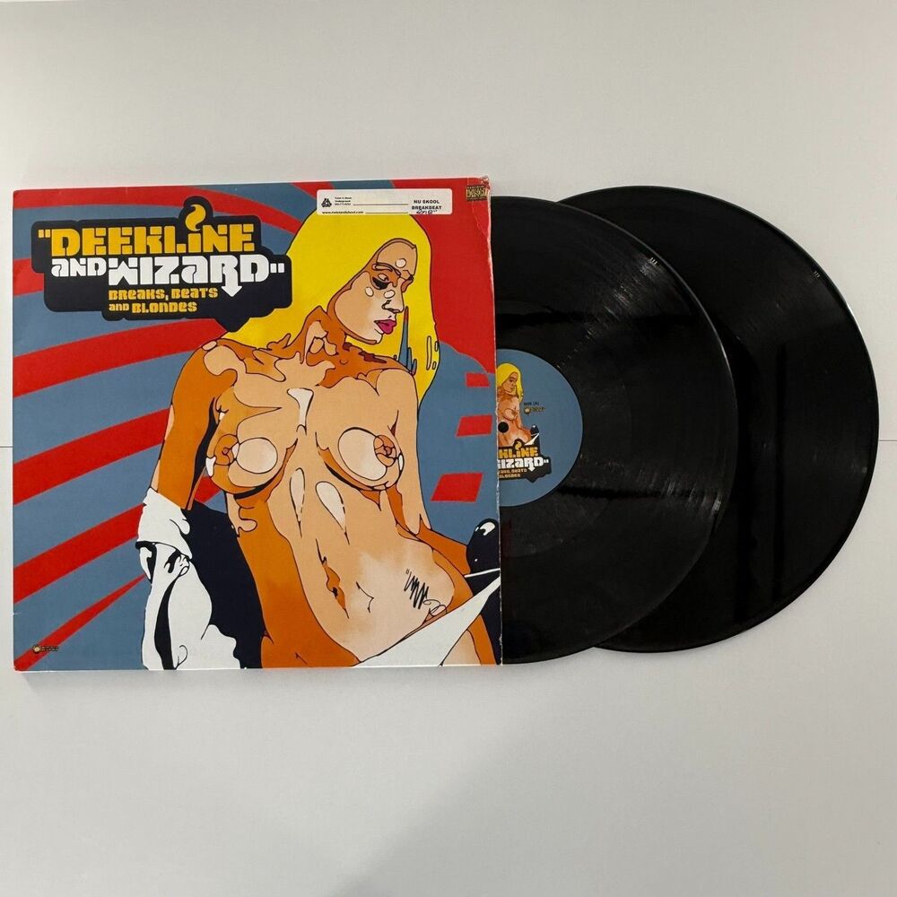 Deekline & Wizard Breaks Beats & Blondes 2xLP Vinyl 2004 Breakbeat DJ (003)